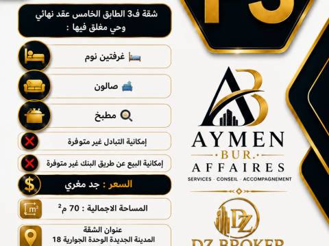 F3 Unité de quartier 18 Ali Menjli
