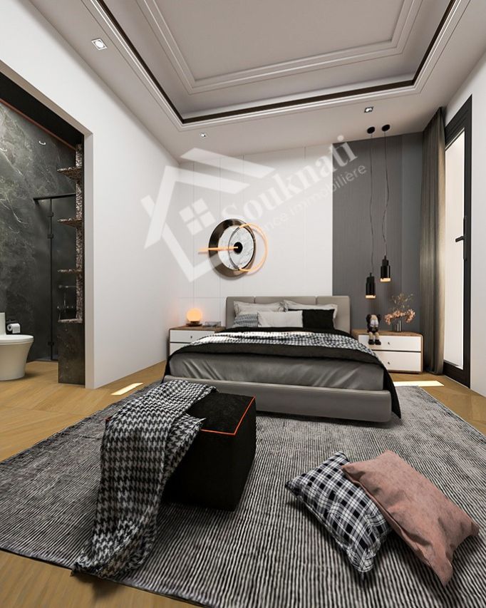 F3 — Appartement à الشراقة