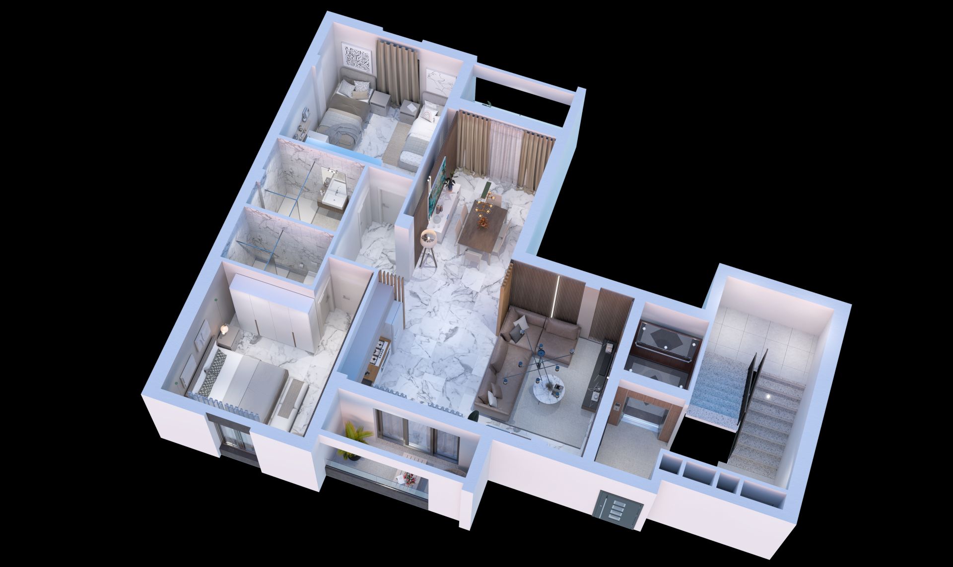 Promotion immobilière LA VAGUE BLEUE — Promotion immobilière à بواسماعيل